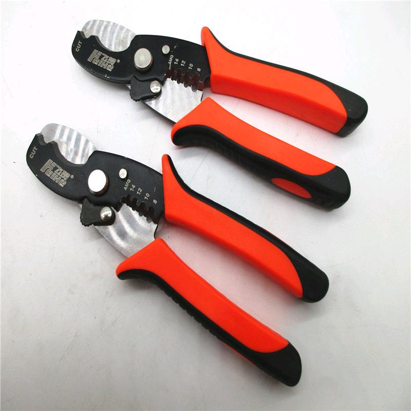 Source factory direct supply Feihe multifunctional wire stripping pliers, manual wire pulling pliers, wire pressing pliers, wire stripping pliers, cable stripping pliers