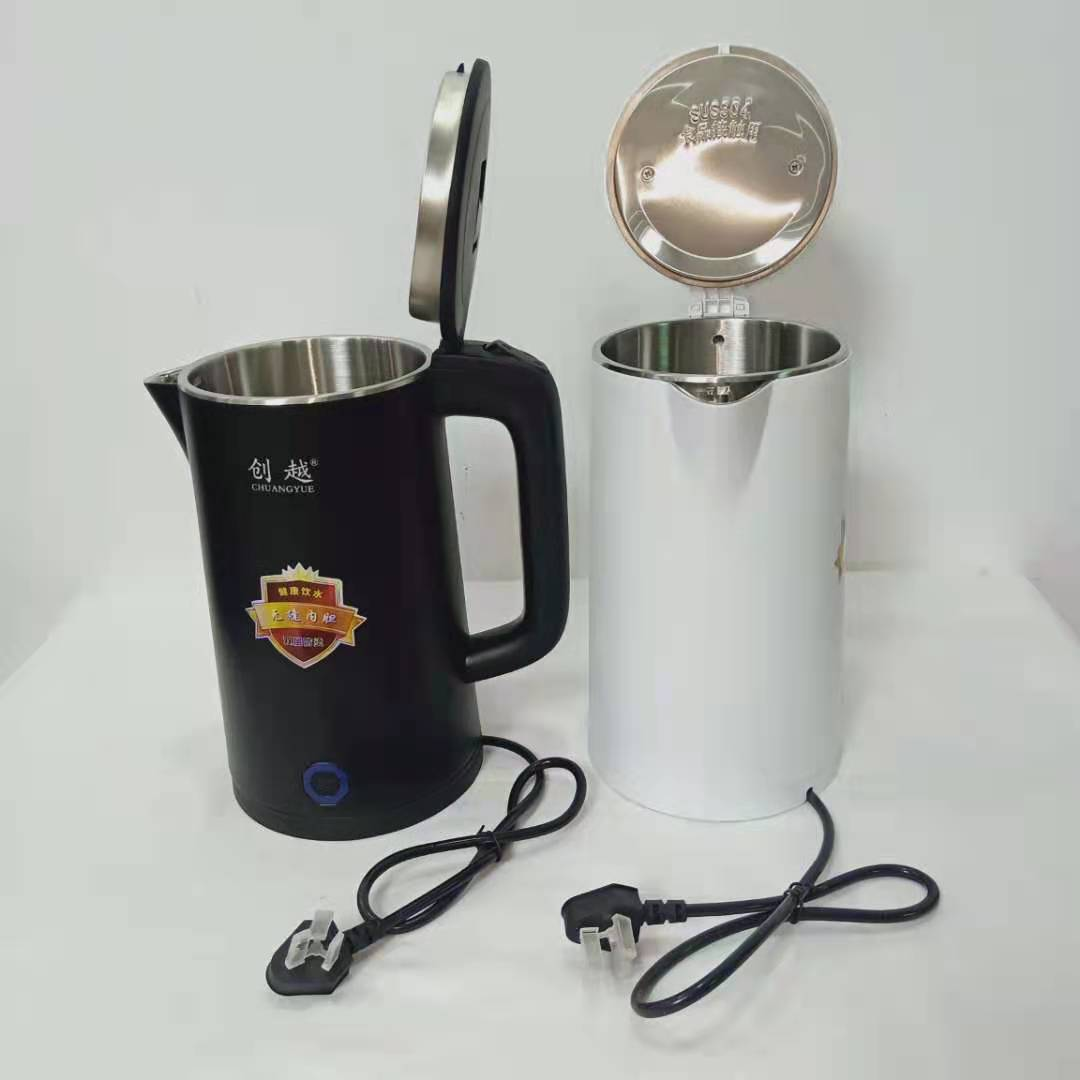 Chuangyue Brand 903 Seamless Electric Kettle Quick Pot Large Capacity Automatic Power Off, Anti Boiling Kettle 304 Stainless Steel Household
