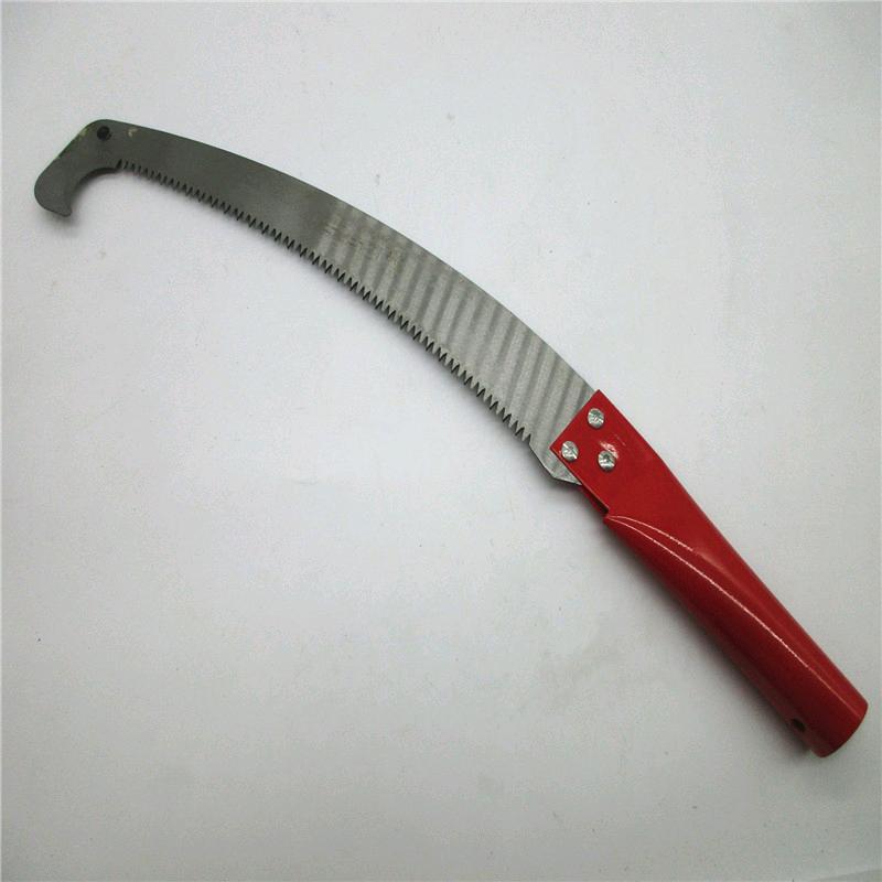 Single hook high branch saw, hook saw, manganese steel forging, garden fruit tree pruning, gardening hand board saw, manual high branch saw