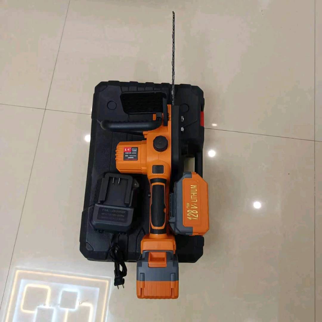 Xialang Dayi Lithium Battery Chain Saw, Wood Cutting Saw, Small Handheld for Home Use, Tree Trimming, Branch Charging, Outdoor Wireless Saw