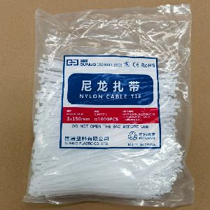 Guno white nylon zip tie tying rope zip tie nylon zip tie