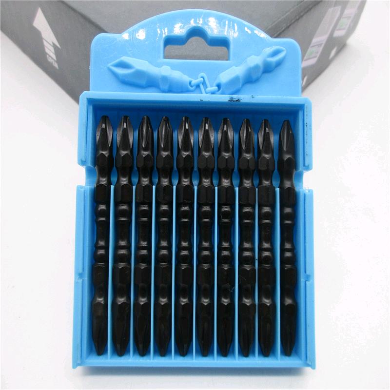 Source manufacturer direct sales phosphating magnetic electric screwdriver head, double cross screwdriver head, electric drill, electric screwdriver head, magnetic wind screwdriver head