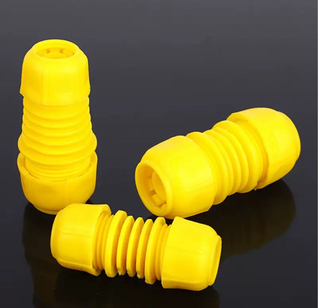 Snake skin tube connector, threaded hose, mesh hose connector, water pipe connector, plastic hose quick connector, multifunctional water pipe interface
