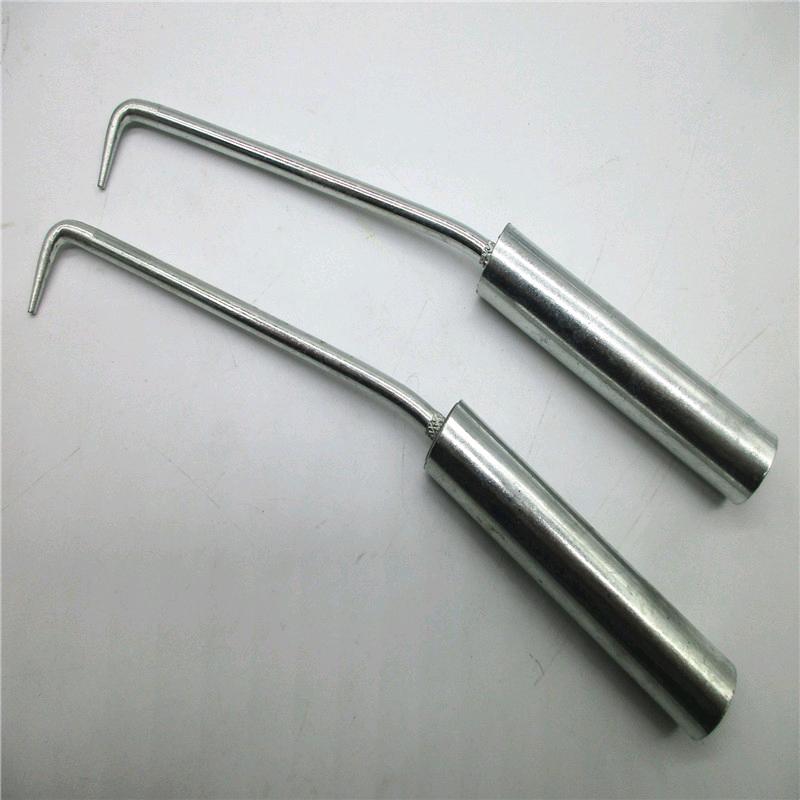 Double bearing galvanized steel bar hook, steel bar tying hook, wire hook, steel bar tying hook, building tying hook, tying hook