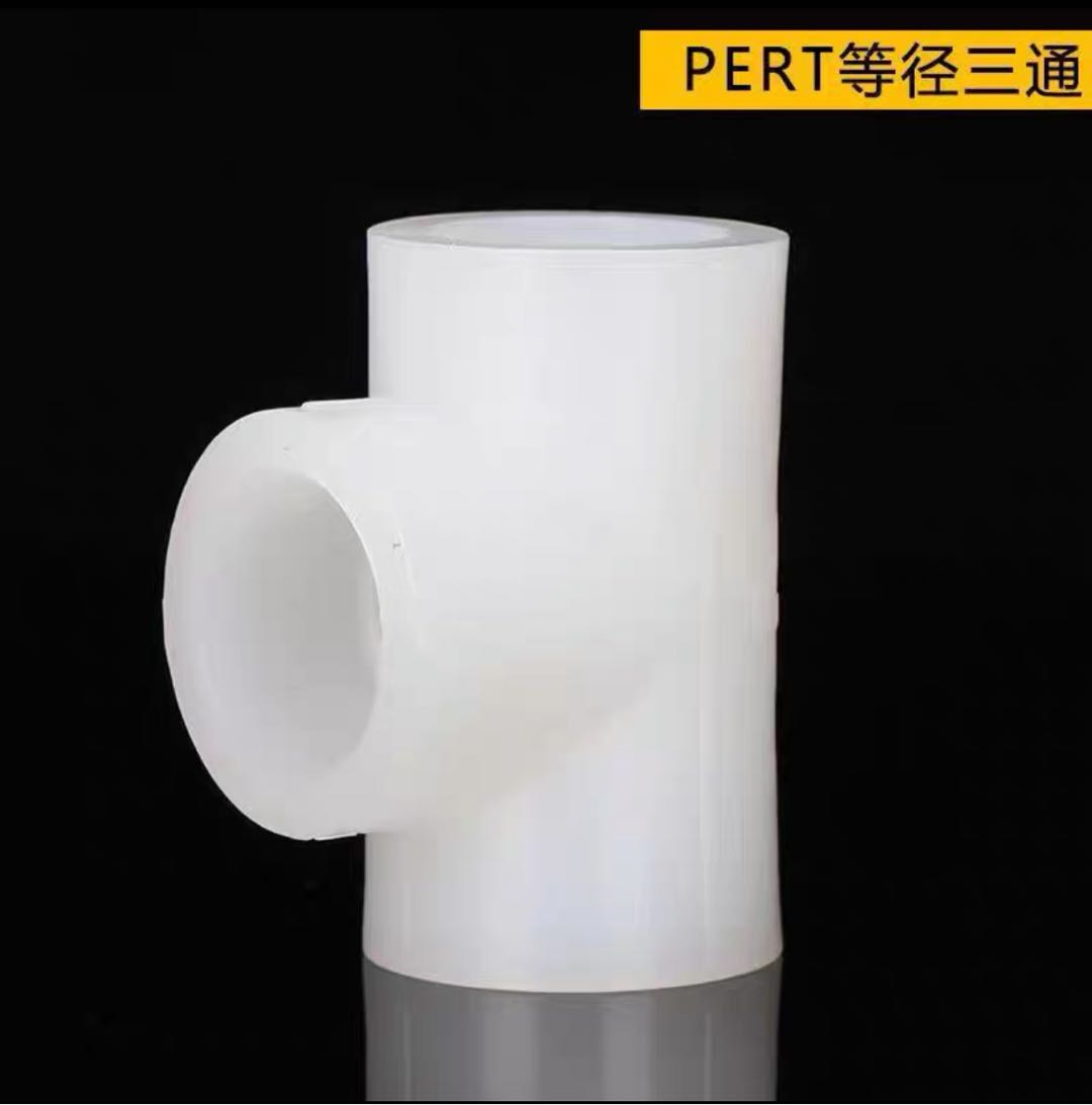 Liansu genuine PERT heating equal diameter tee hot melt welded tee