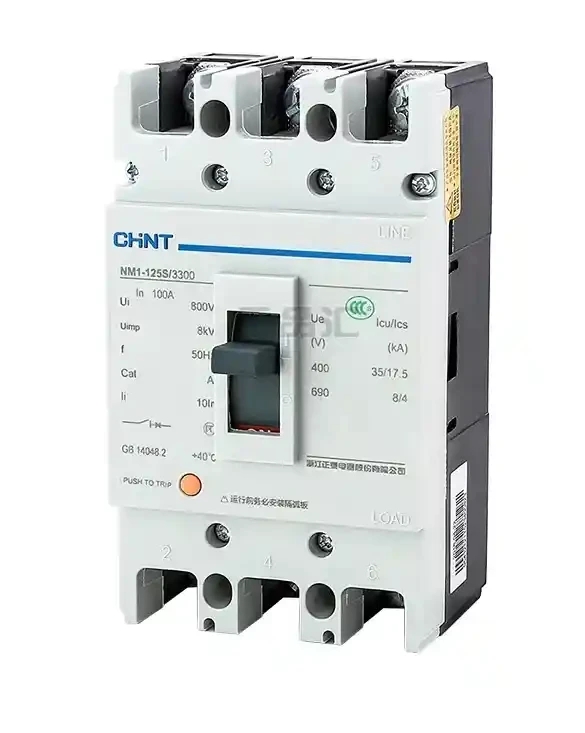 Chint molded case circuit breaker NM1 molded case circuit breaker three-phase three wire molded case air switch