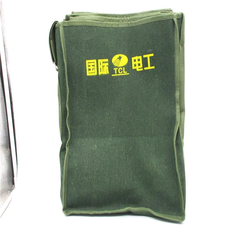 Straight bucket bag, nail bag, canvas tool kit, thickened electrician bag, plumbing repair tool kit, Oxford cloth waist bag, bucket bag