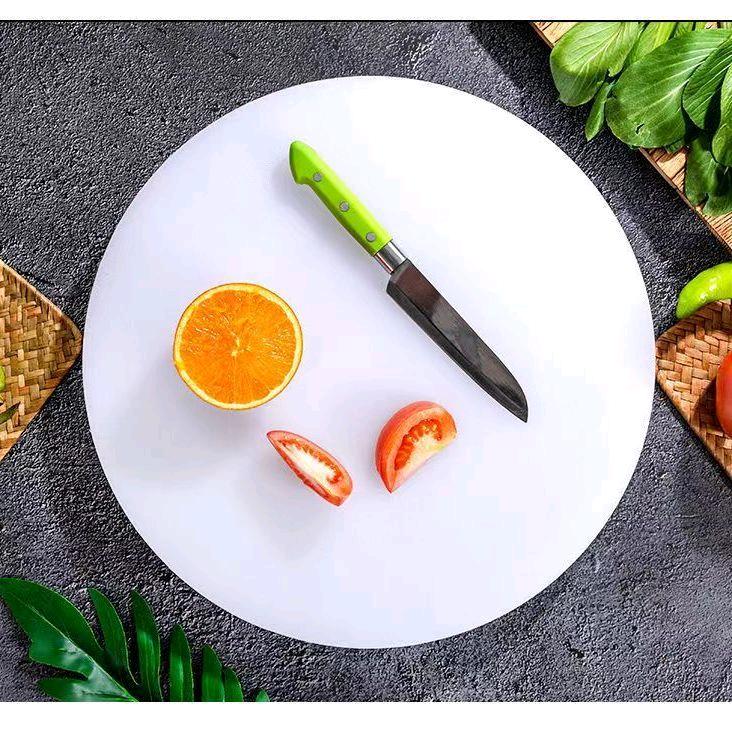 PE round vegetable board with 3 points round vegetable pier
