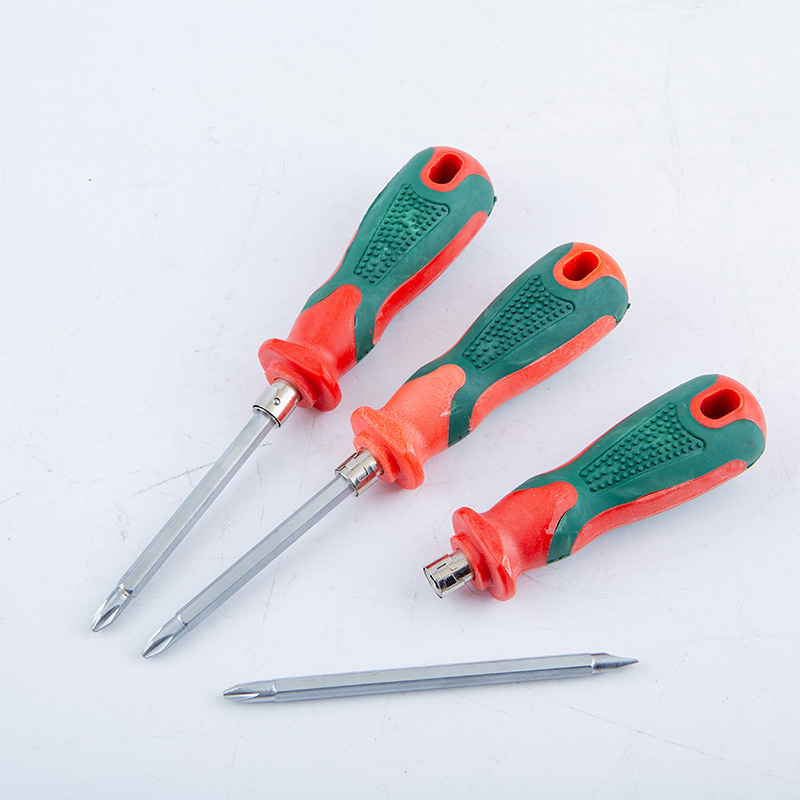 Haomai Comfort Handle Dual purpose Screwdriver Multi function Screwdriver Cross shaped Dual purpose Screwdriver