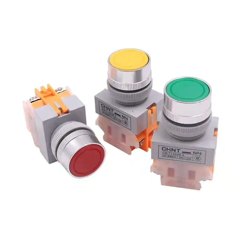 Chint button switch NP4 Chint button switch, emergency stop switch, mushroom head button, two speed and three speed knob