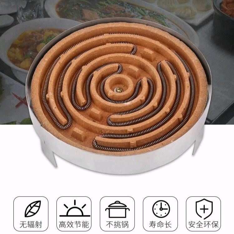 Stainless steel old-fashioned electric furnace, tea boiling electric furnace, circular flat furnace, electric furnace, household old-fashioned high-temperature experimental electric furnace