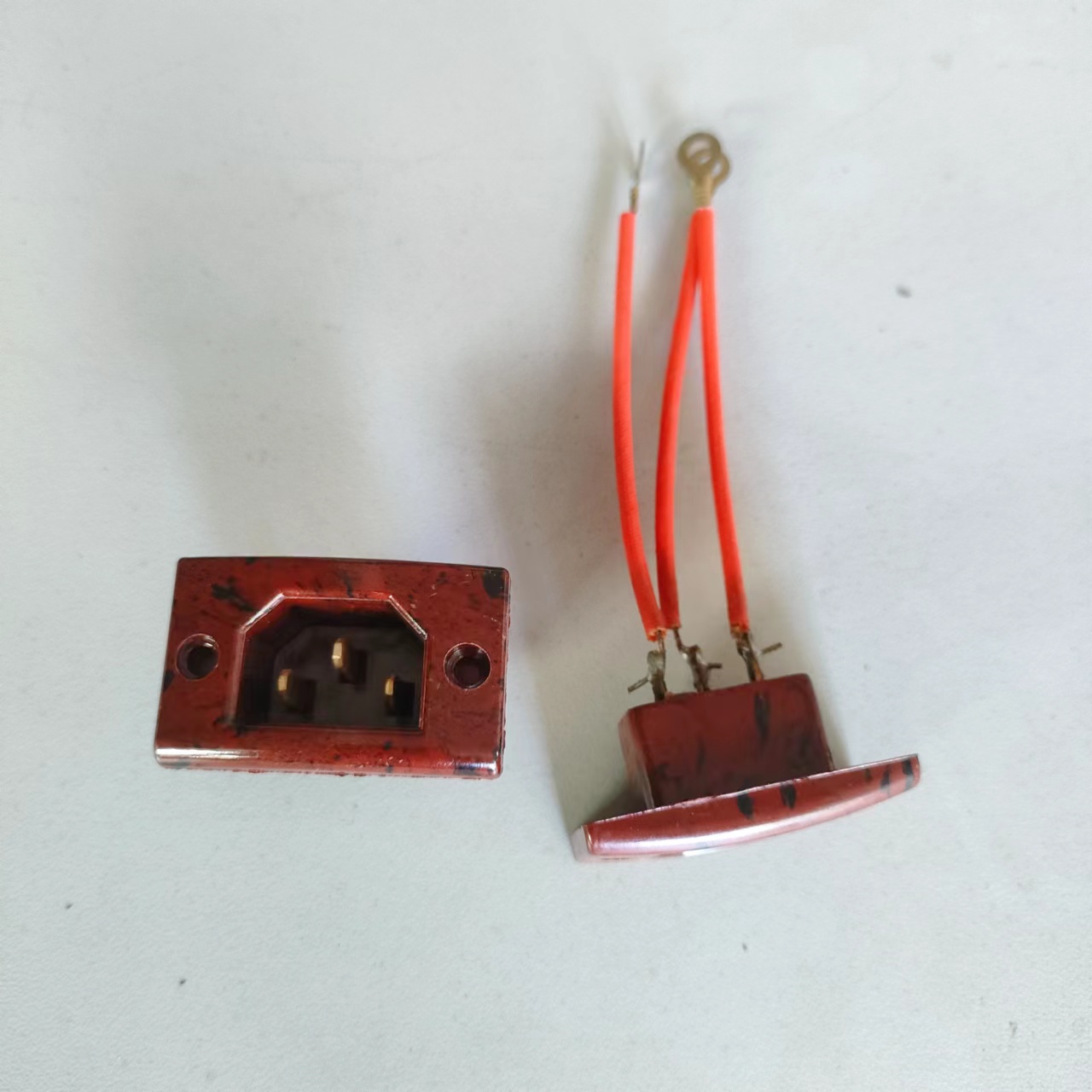 Old style electric pot holder, electric frying pan socket, multi-purpose pot, three hole wired socket, multi-purpose pot socket accessories