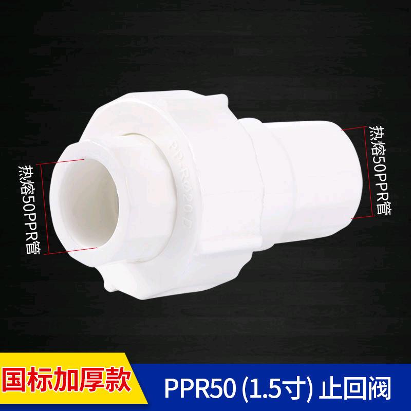 PPR check valve 2025 32 40 50 water stop valve check valve PPR one-way valve