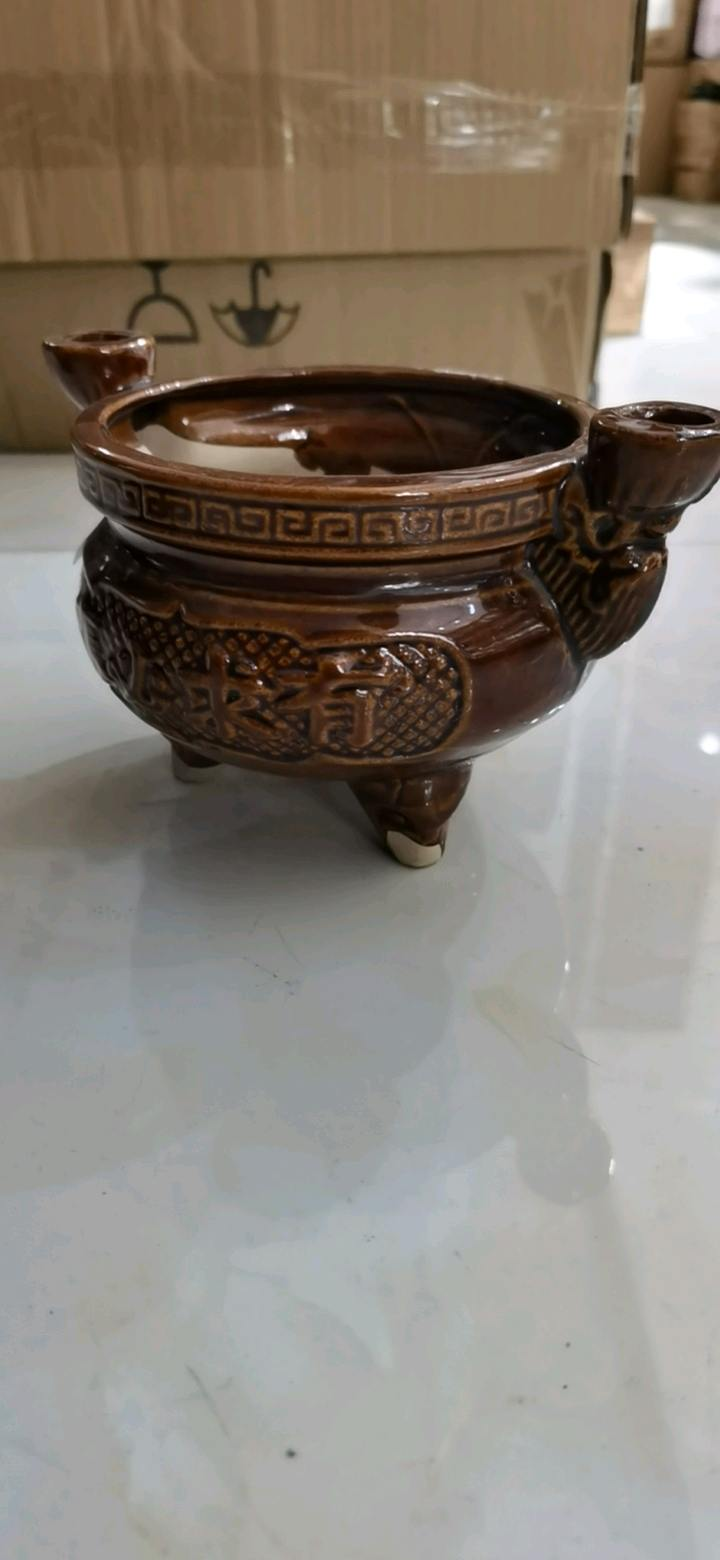 Ceramic Incense Burner for Worship and Sacrificial Incense Burner