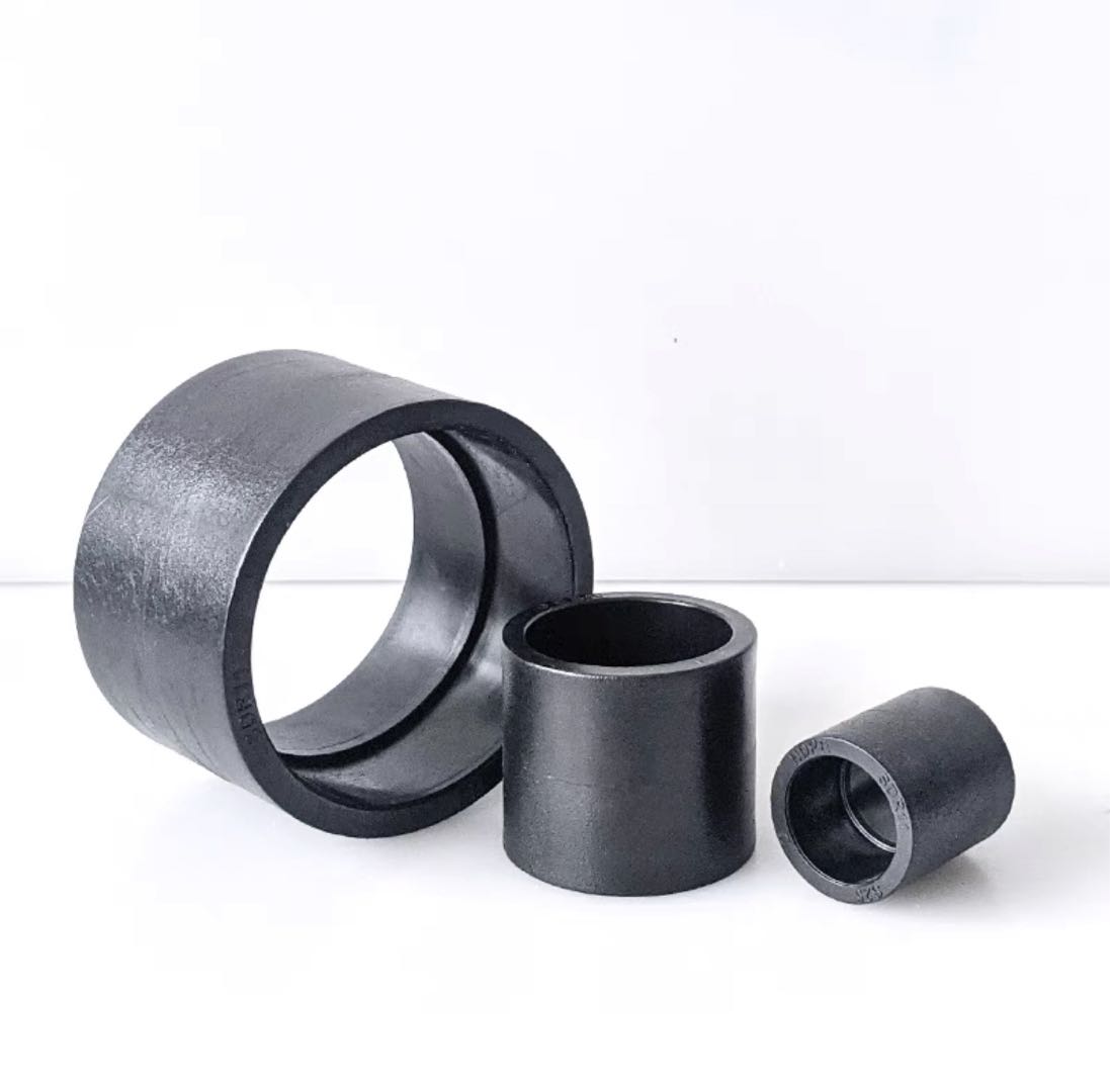 Brand new PE water pipe direct head pipe straight through 4 minutes 6 minutes 1 inch brand new hot melt PE pipe fittings pipe clamp