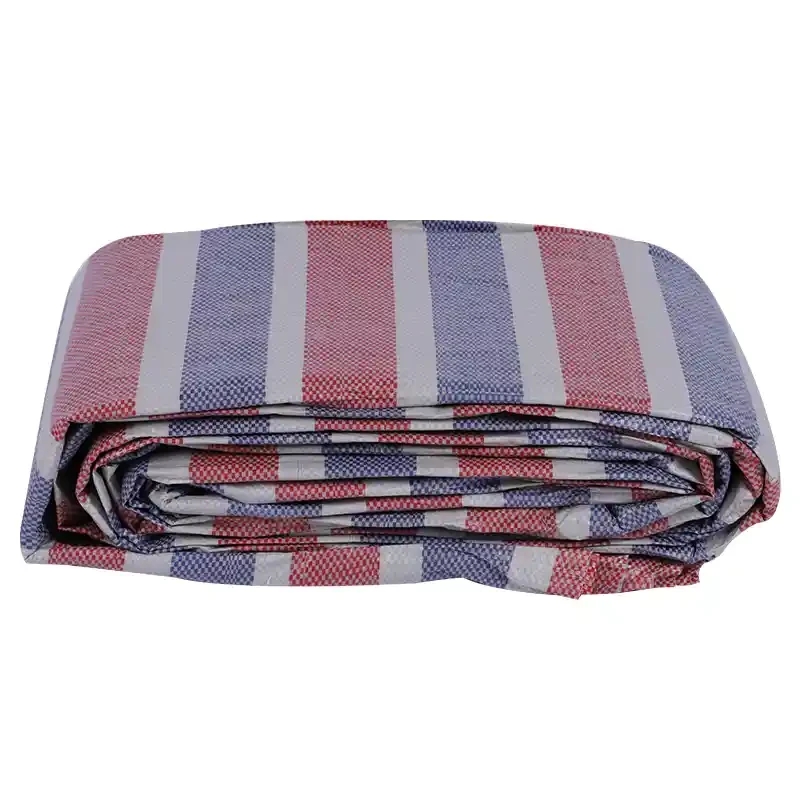 Colorful strip cloth, three color strip cloth, rainproof cloth, waterproof cloth, sunscreen, thickened canvas, sunshade, decoration canopy, tarpaulin, plastic oilcloth wholesale