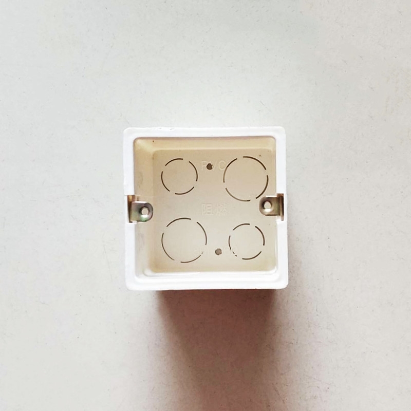 86 Type PVC Wire Box Punching Electrical Box Bottom Box Box Box Box Box Box Height 60mm
