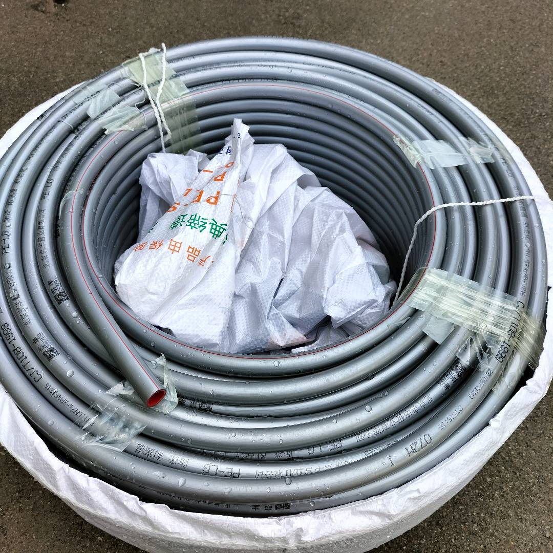 1216 outer silver inner red anti freezing and sun resistant thick PE tube, one plate of 8 kilograms, 100 meters