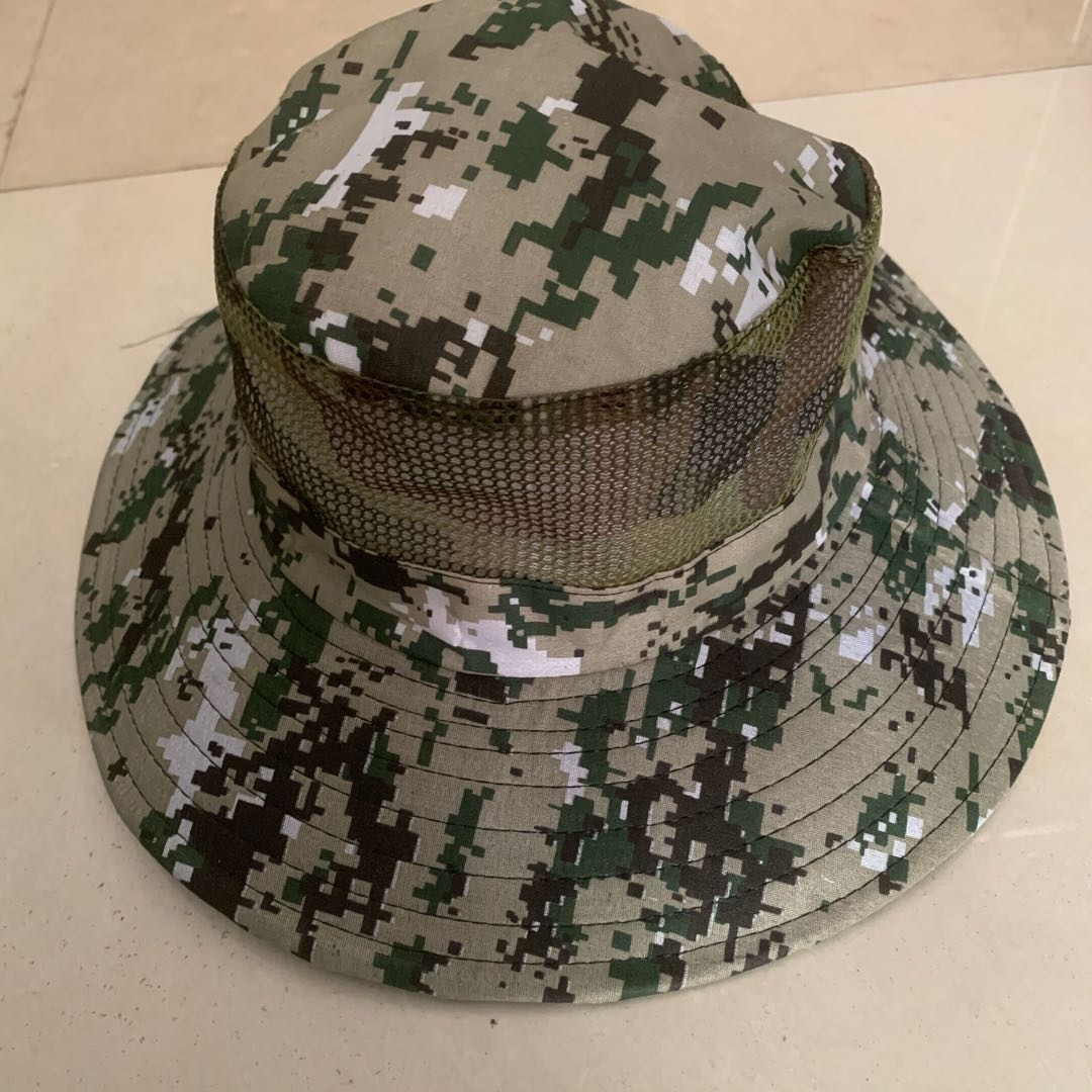 Small mesh cloth hat 35cm hat width fisherman hat