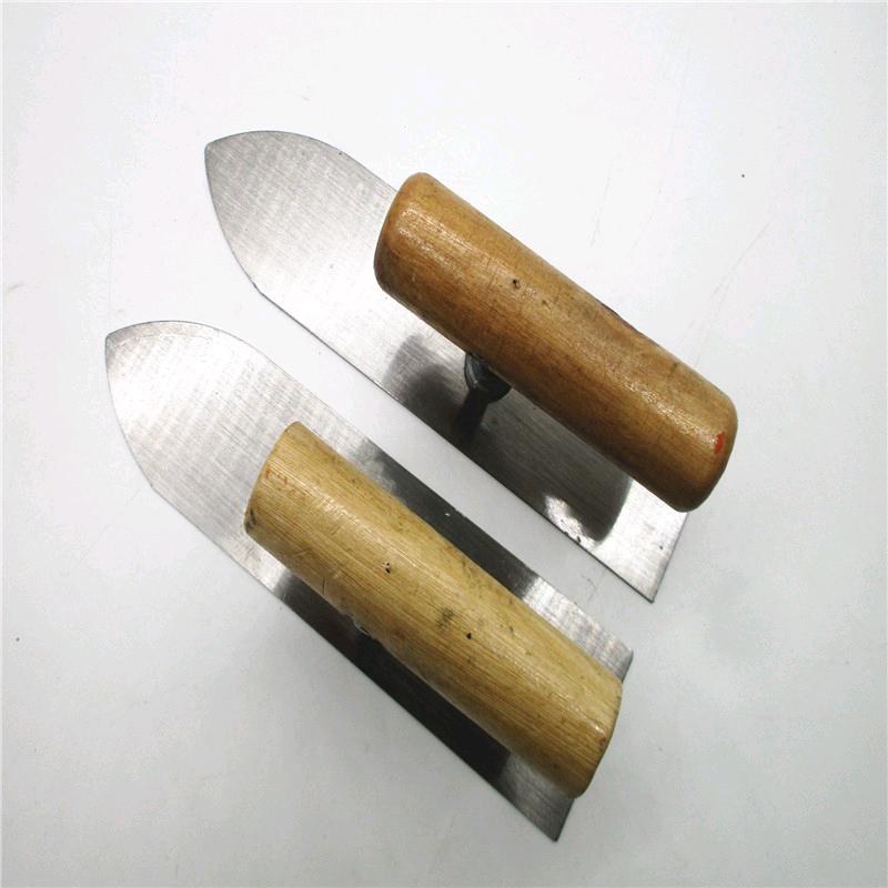 Source manufacturer direct sales small pointed trowel single beam thickened fine pointed trowel as a tool, trowel for filling joints, scraper for trowel wholesale small pressure knife for pointing joints and trowel