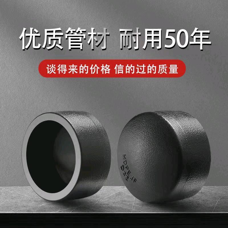PE pipe cap plug PE pipe fittings plumbing fittings plug