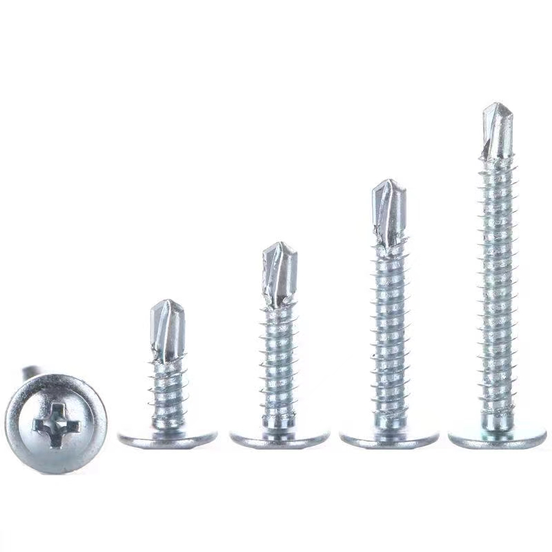 Southern Flat Head Drill Tail Wire Dahua Thread Swallowtail Wire Self tapping Self drilling Swallowtail Nail Pan Head Cross Drill Tail Screw