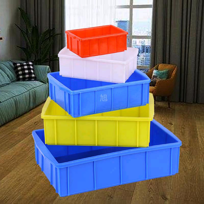 Turnover Box Plastic Box Rectangular Hardware Accessories Tool Box Screw Box Rubber Box Storage Parts Box Material Rubber Frame