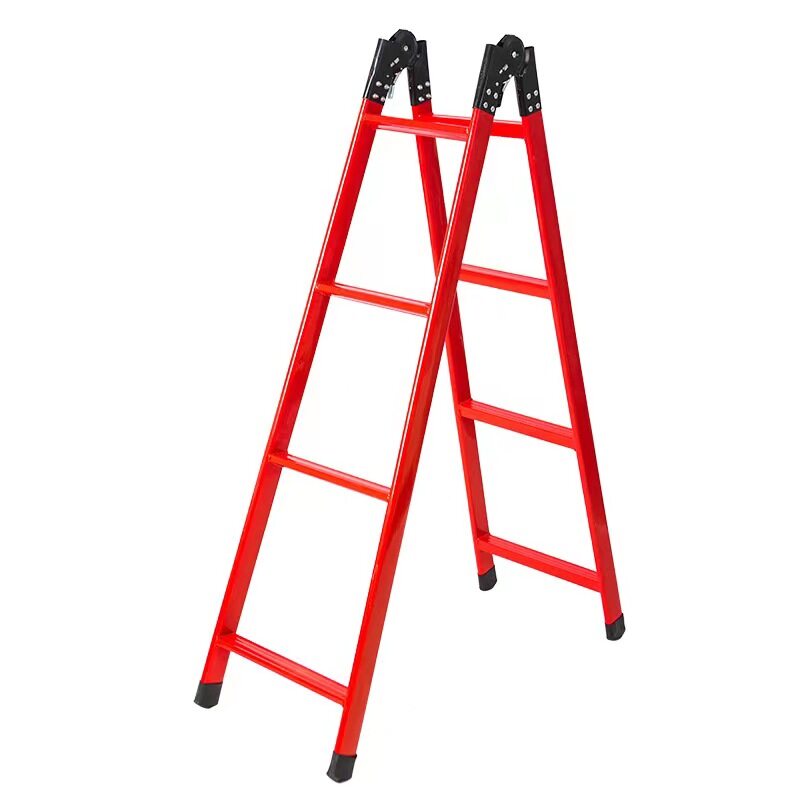 Iron folding ladder, blackhead joint, iron large material herringbone ladder
