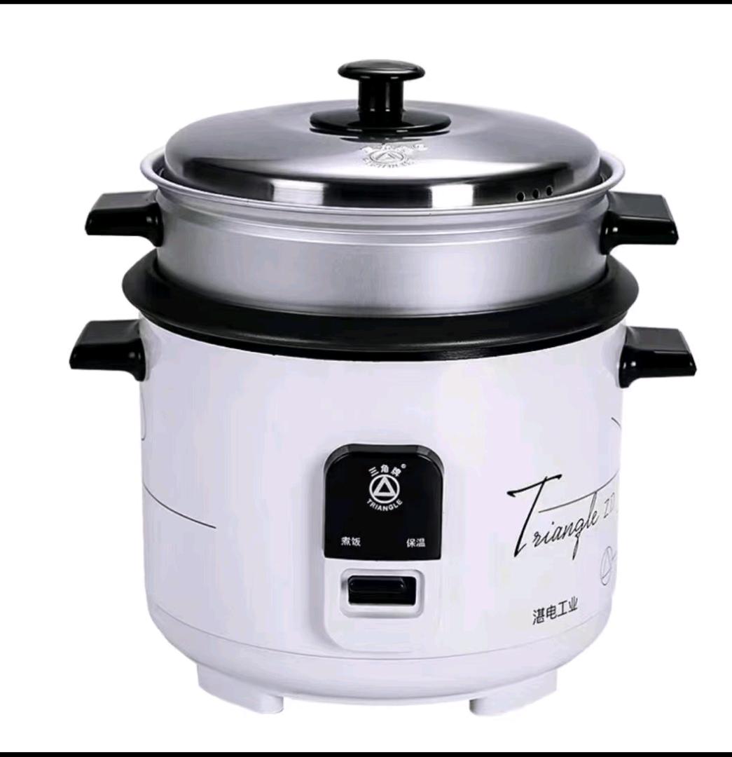 Triangle brand old-fashioned household rice cooker with 1.5/2/3/4/5/6L liter steaming basket, authentic non stick rice cooker for steaming and cooking