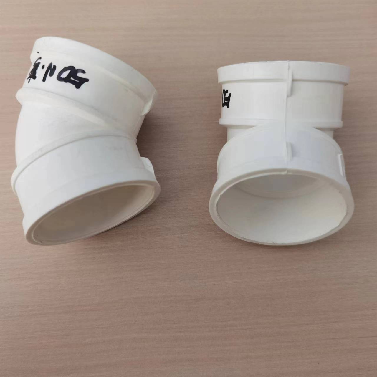 PVC drainage 45 degree elbow, small bend, straight bend