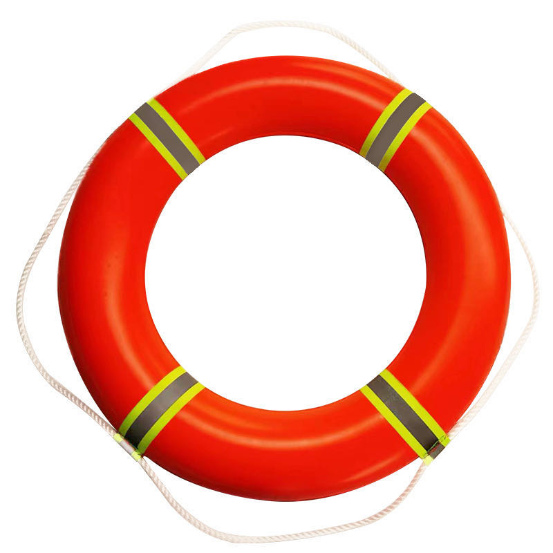 Oxford cloth PVE foam life buoy large buoyancy flood control floating ring wholesale adult swimming ring