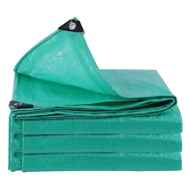Double green tarpaulin, double green thickened wear-resistant rainproof cloth, waterproof cloth, outdoor plastic sunshade, household canopy, thermal insulation oilcloth, construction site