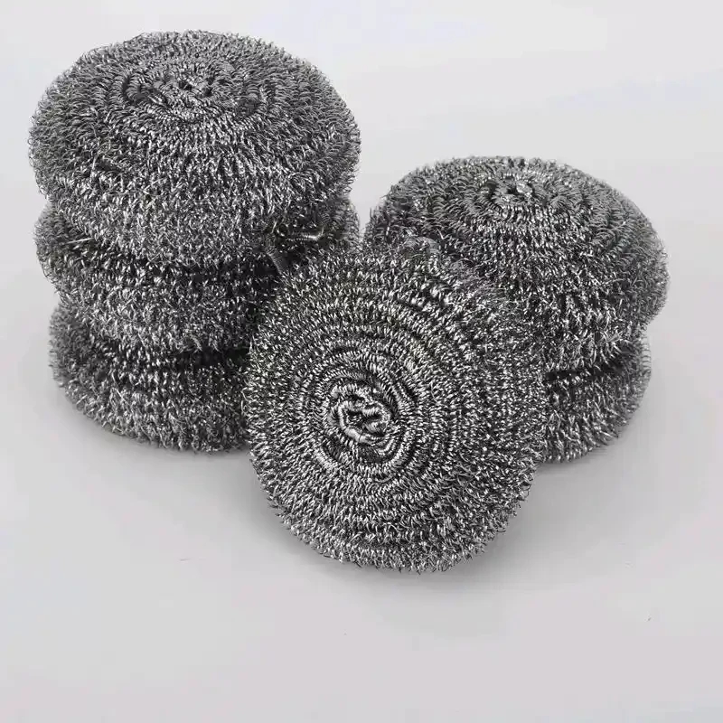 6-pack stainless steel cleaning ball, each weighing approximately 6.5 grams
