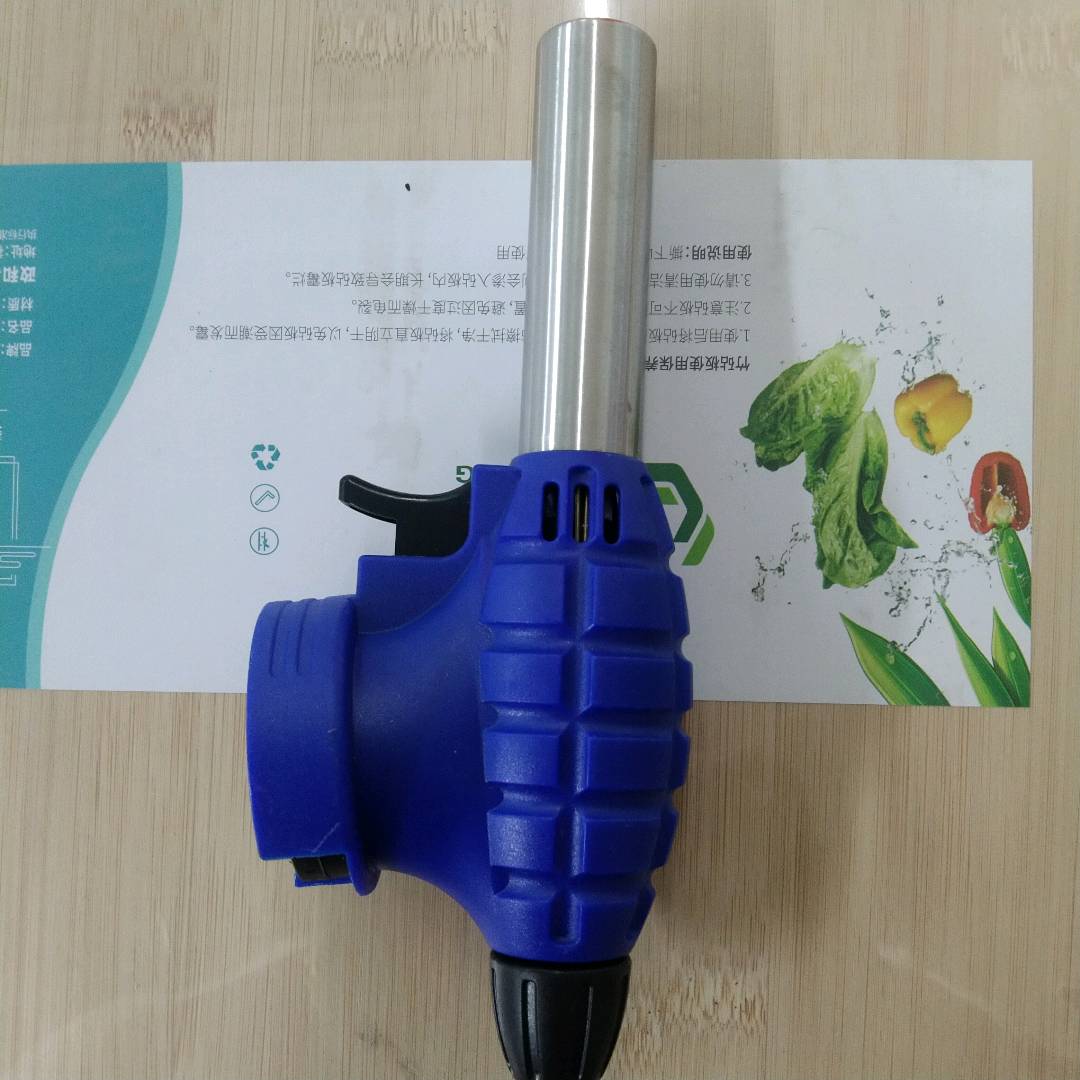 Grenade small high temperature spray gun, 18cm long, cooking delicious food barbecue pig hair copper core heat pipe