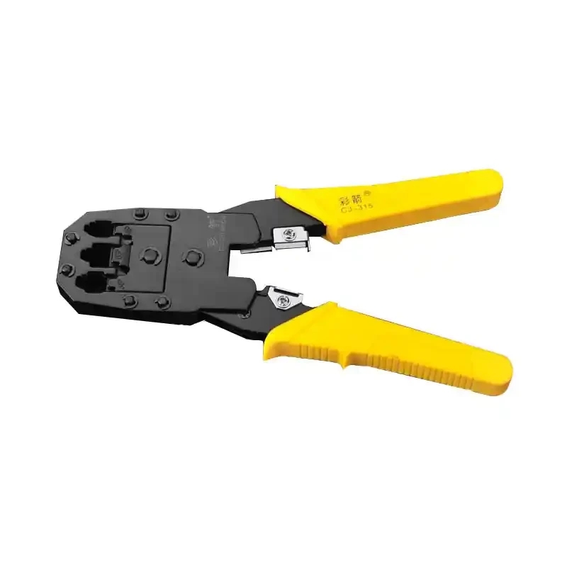 Three purpose network cable pliers, crimping pliers, multifunctional telephone pliers, anti slip multifunctional crimping pliers, crystal head making tool pliers, wiring pliers, 4-6-8P network cable pliers, three purpose