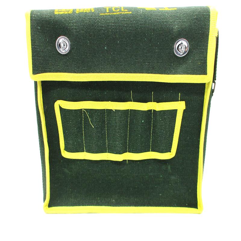 Electrician bag, nail bag, canvas tool kit, thickened electrician bag, plumbing repair tool kit, Oxford cloth waist bag, bucket bag