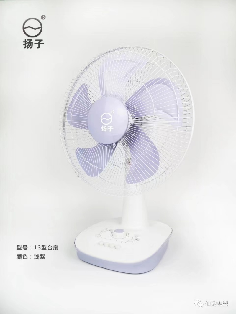 Yangzi desktop fan, home desktop electric fan, student office 12 inch desk fan, silent shaking, timed fan