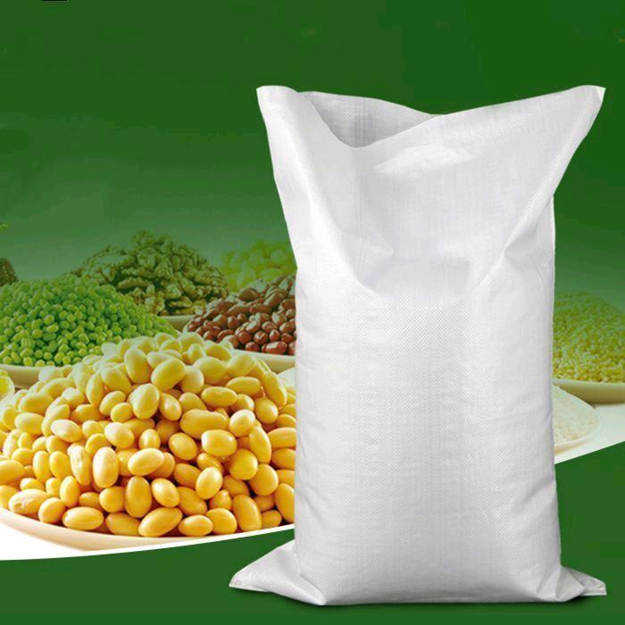 White woven bag wholesale large snake skin bag logistics packaging plastic woven bag flour bag packaging bag