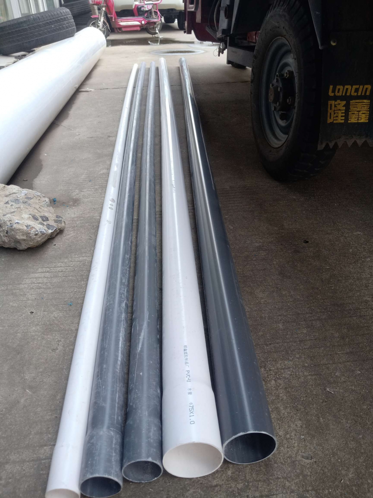PVC water supply pipe, tap water pipe, upper water pipe, drinking water pipe, PVC drainage pipe, downspout, and lower water pipe