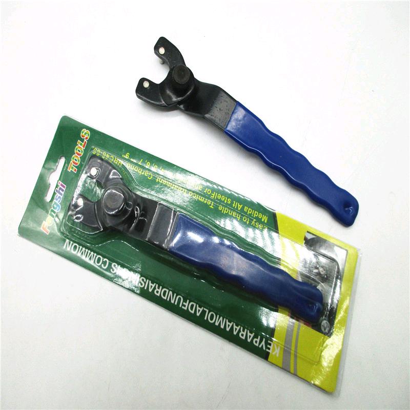 Wholesale adjustable angle grinder wrench with adjustable range of 10-46mm center hole distance grinding machine wrench