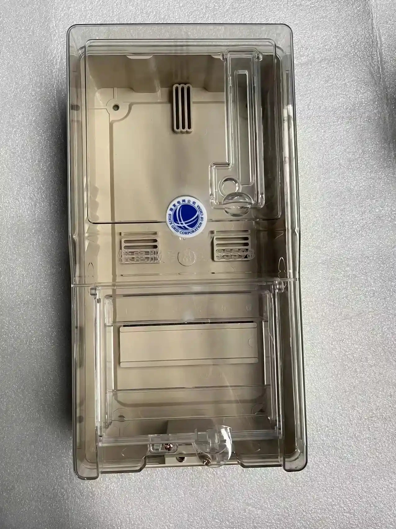 Electronic single-phase meter box, plastic transparent household plastic transparent meter box, single-phase one household plug-in card meter box