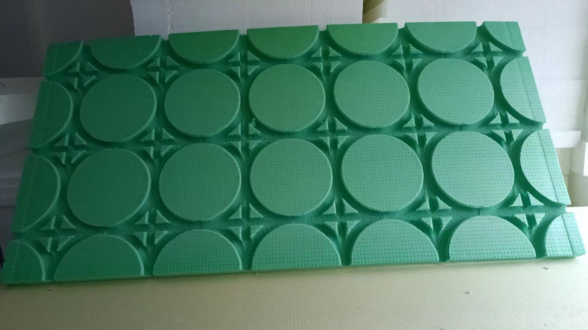 Floor heating module home mounted high-density floor heating foam board extruded board backfill free dry floor heating module aluminum plate module water heating