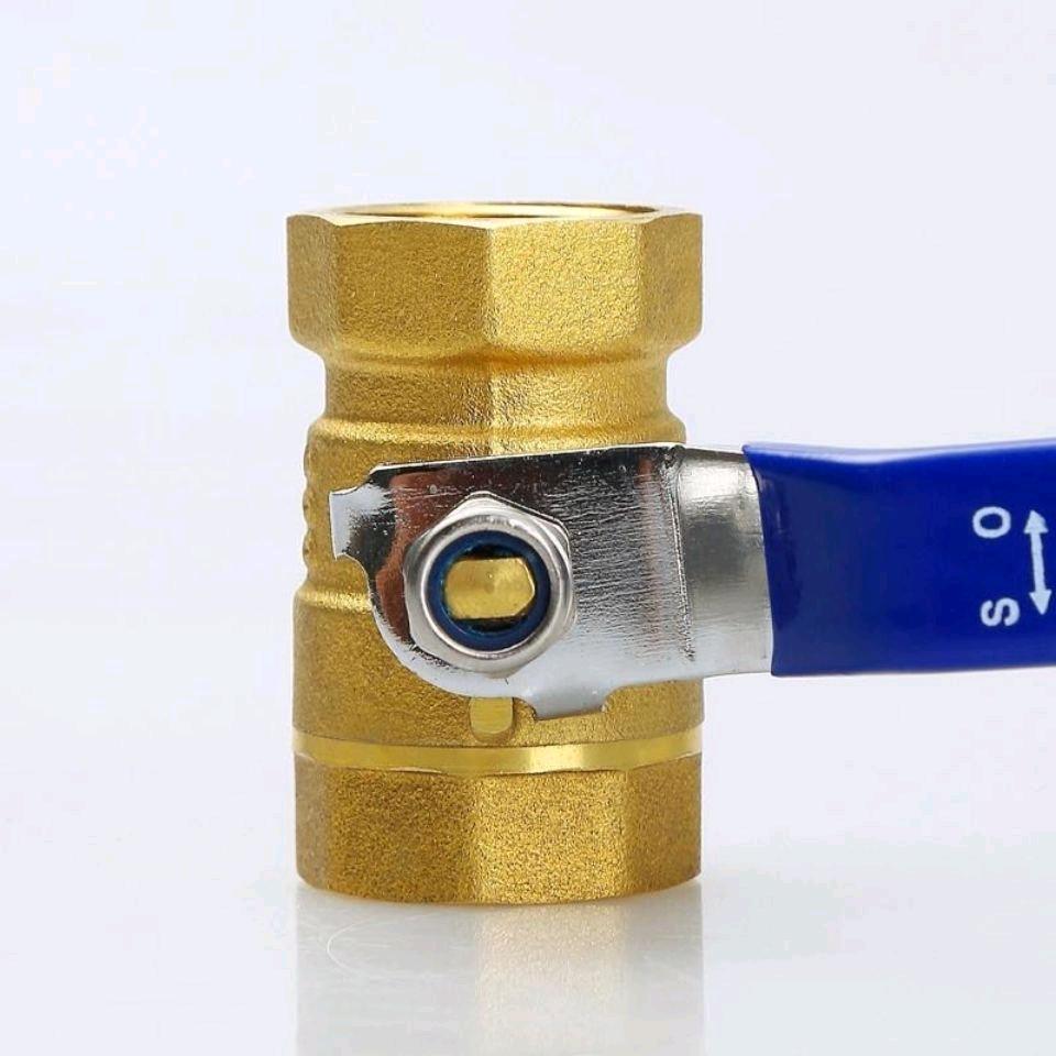Brass valve 15 double inner wire water switch all copper valve, 15-50 brass double inner wire ball valve
