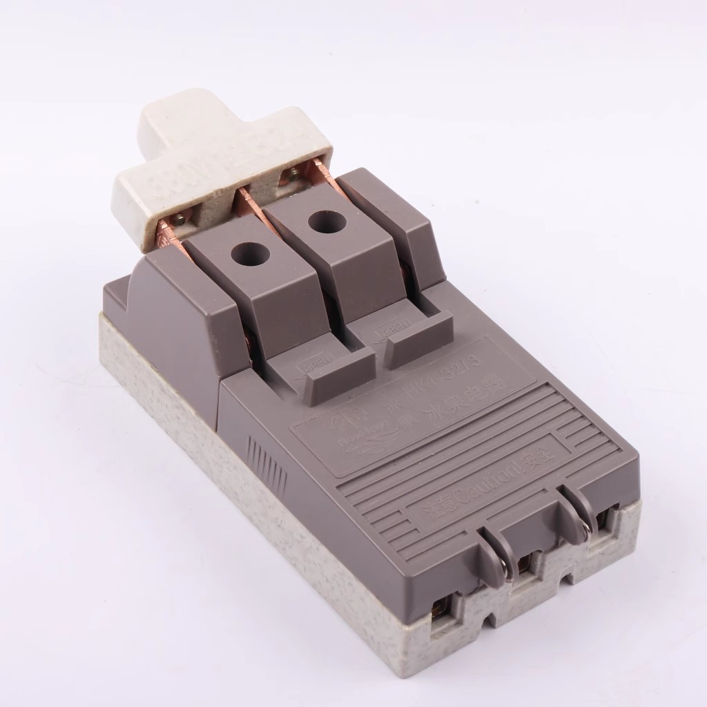 Insulation board 380V32A new HK1 fuse three-phase knife switch overload protection pure copper blade