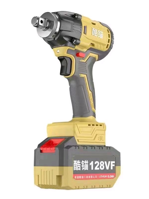 Cool anchor electric high torque impact wrench brushless lithium battery auto repair air cannon powerful charging model electric board glove tube