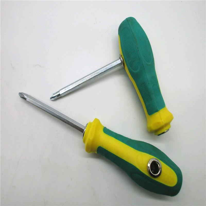 Three purpose screwdriver, screwdriver, cross shaped screwdriver, three purpose manual screwdriver, screwdriver