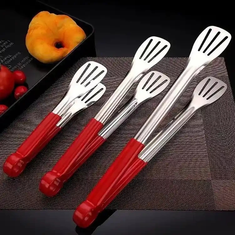Stainless steel food clip small ice clip food clip barbecue clip steak Mantou bread barbecue clip buffet food clip
