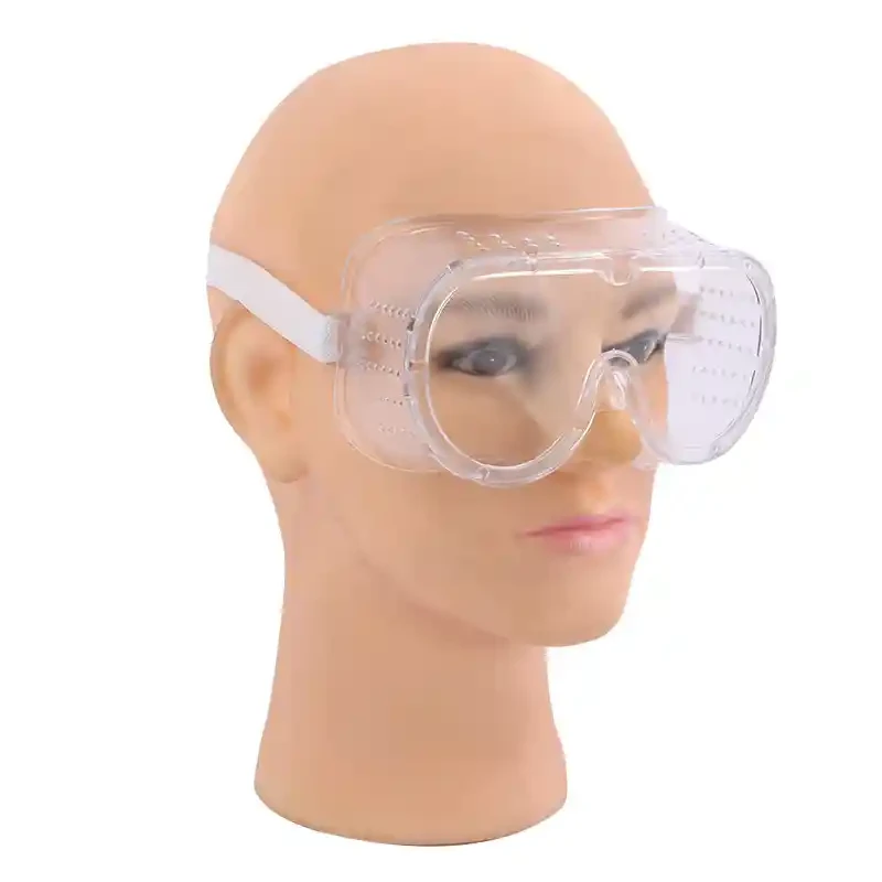 Porous wind goggles, fully enclosed protective goggles, isolation goggles