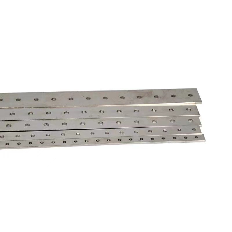 Zero ground copper busbar 1 meter long 3 * 15/25/30 4 * 40 8 * 8 machine room busbar brass grounding busbar busbar copper bar