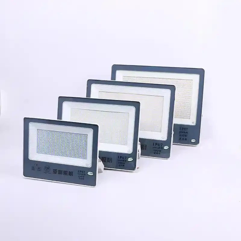 LED floodlight LED outdoor strong light super bright advertising factory light floodlight waterproof wall hanging square tower pendant light warehouse door light